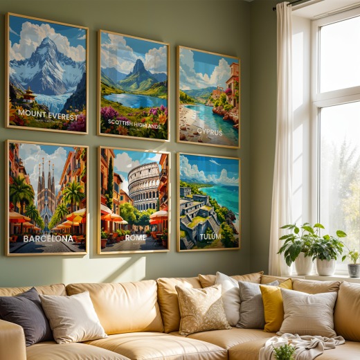 Rome Travel Print - Vintage Travel Art Poster 8