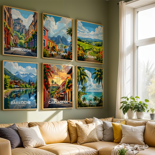 Cartagena Travel Print - Vintage Travel Art Poster 8