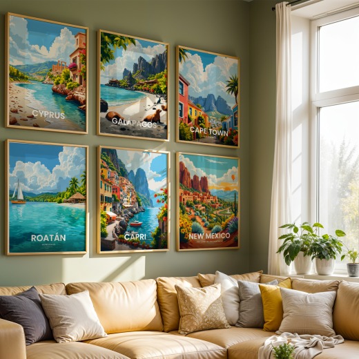 Capri Travel Print - Vintage Travel Art Poster 8