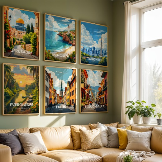 Tallin Travel Print - Vintage Travel Art Poster 8