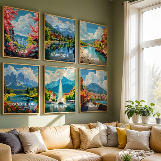 Geneva Travel Print - Vintage Travel Art Poster 8