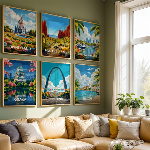 Tijuana Travel Print - Vintage Travel Art Poster 8