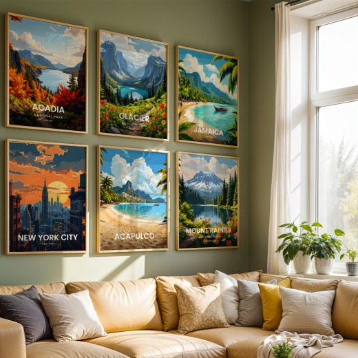 Acapulco Travel Print - Vintage Travel Art Poster 7