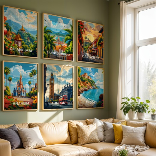 London Travel Print - Vintage Travel Art Poster 8