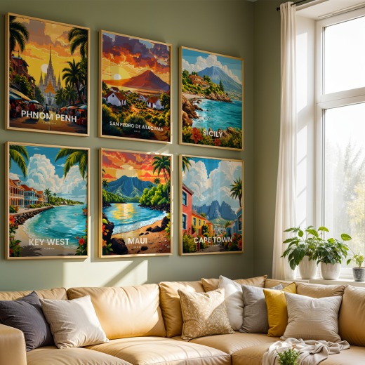 Maui Travel Print - Vintage Travel Art Poster 8