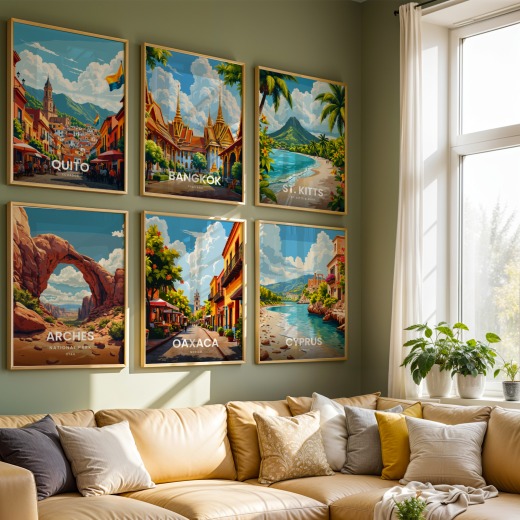 Oaxaca Travel Print - Vintage Travel Art Poster 8