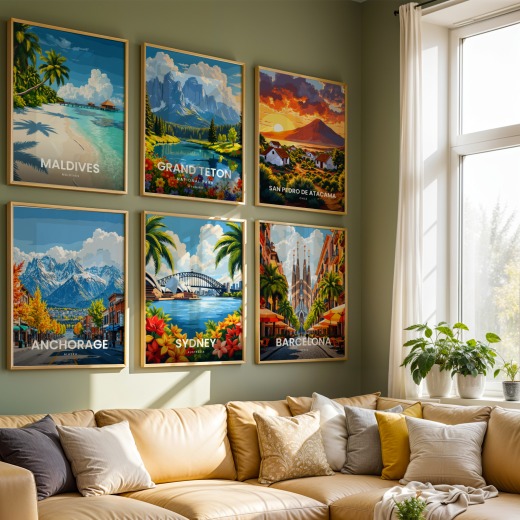 Sydney Travel Print - Vintage Travel Art Poster 7