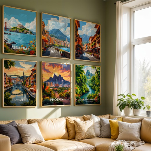 Phoenix Travel Print - Vintage Travel Art Poster 8