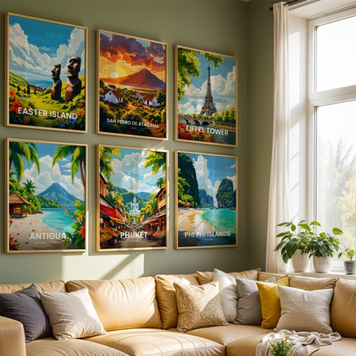 Phuket Travel Print - Vintage Travel Art Poster 8