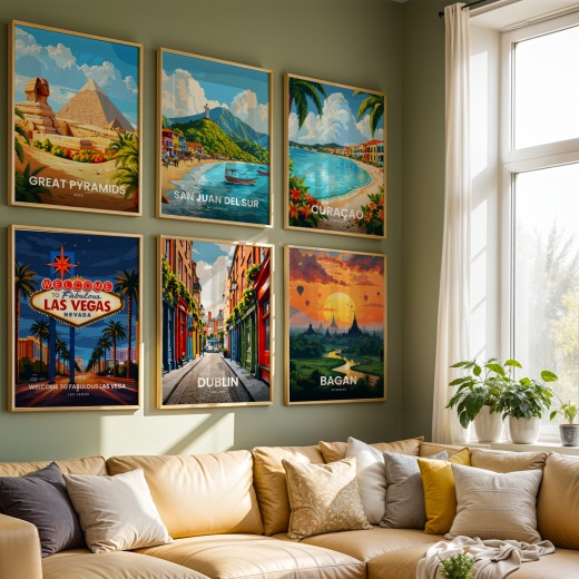 Dublin Travel Print - Vintage Travel Art Poster 8